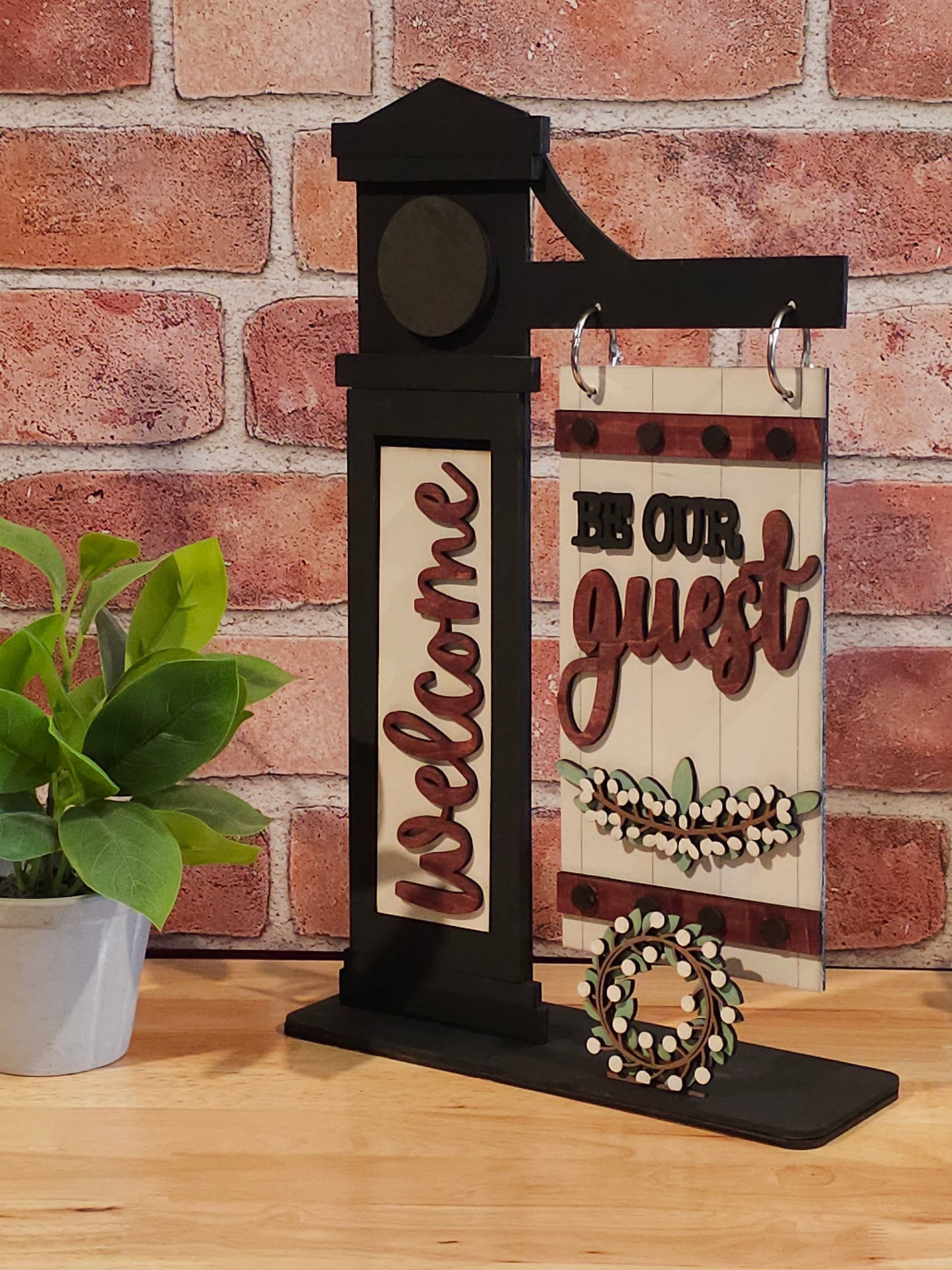 ARM POST STAND for Interchangeable Sign inserts