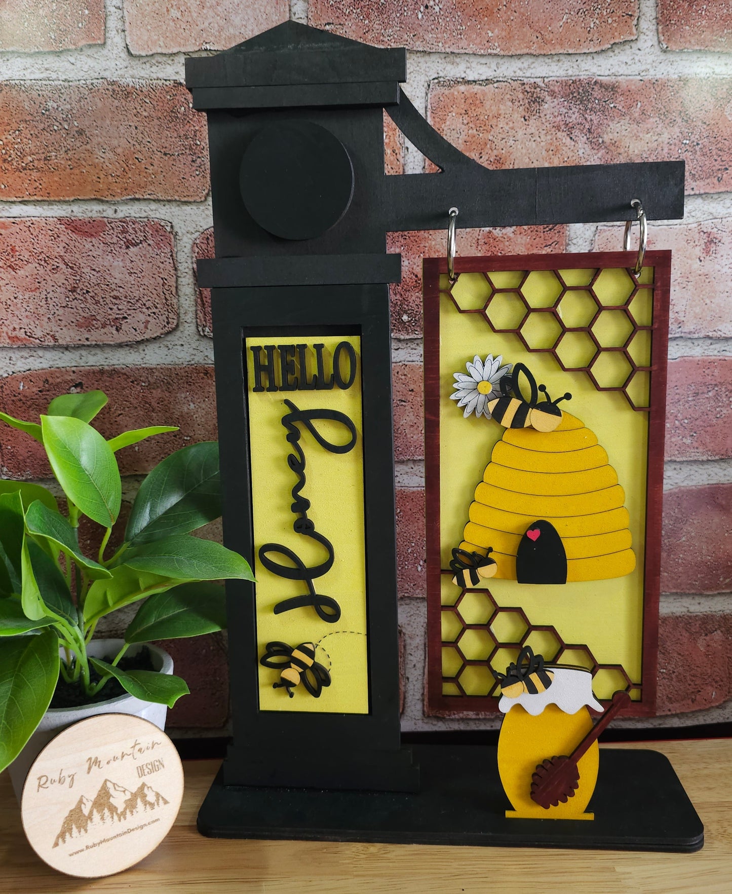 Hello Honey Bee - Interchangeable Post Arm Stand: Insert Only