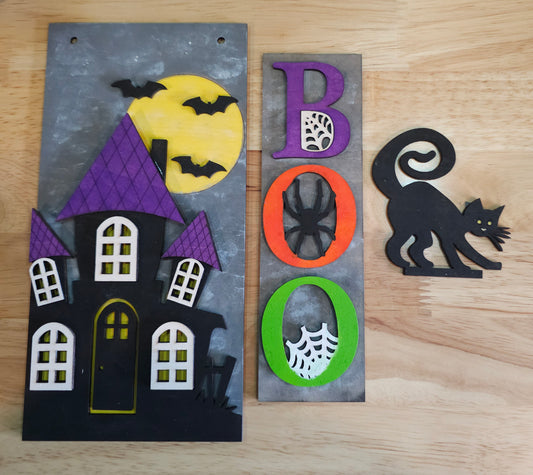 Boo Halloween - Interchangeable Post Arm Stand: Insert Only