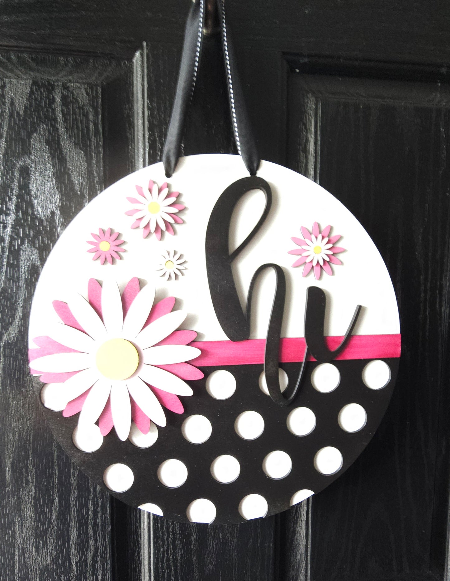 Polka Dot Hi Round Door Hanger