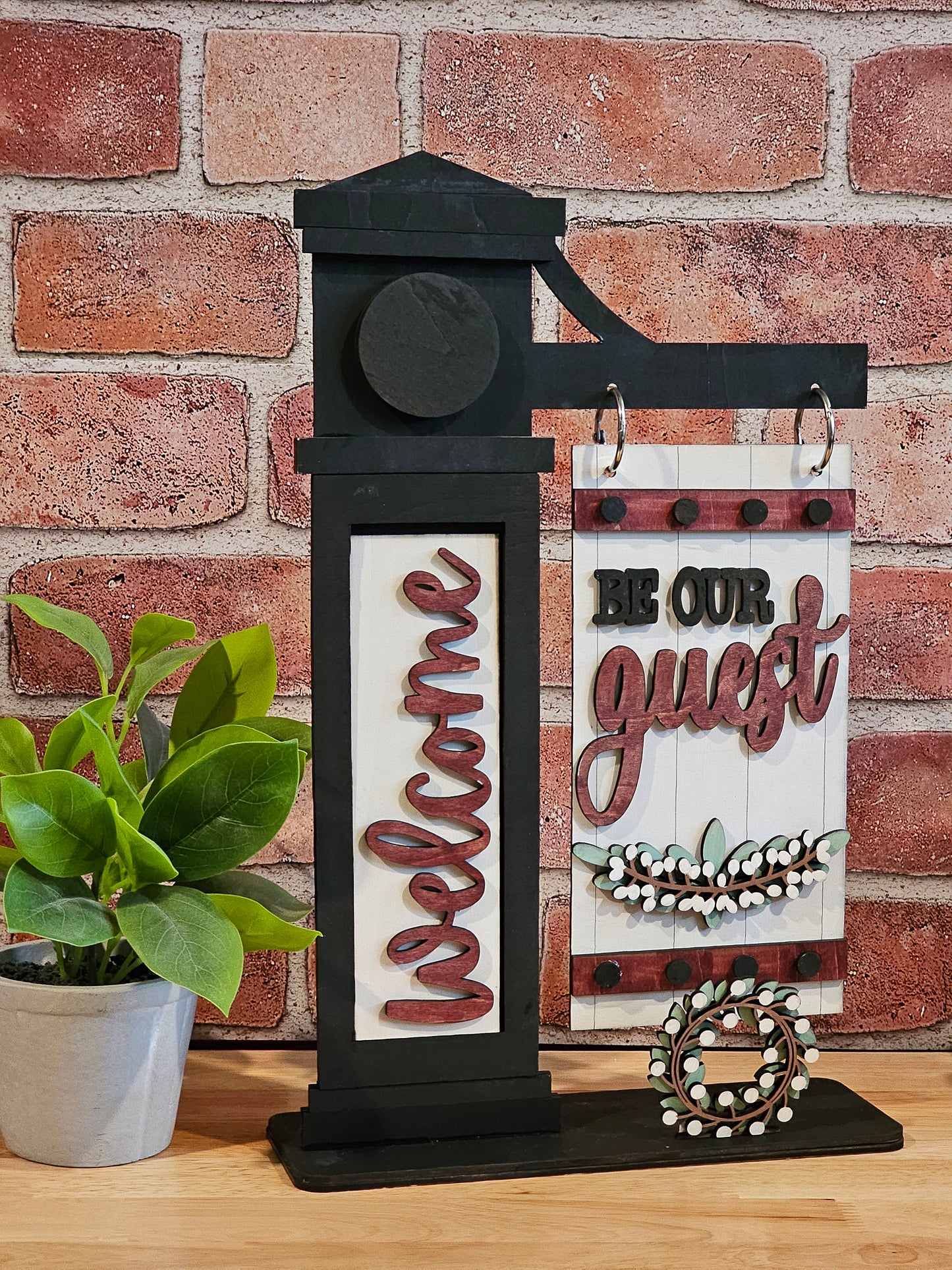 Welcome Home - Interchangeable Post Arm Stand: Insert Only