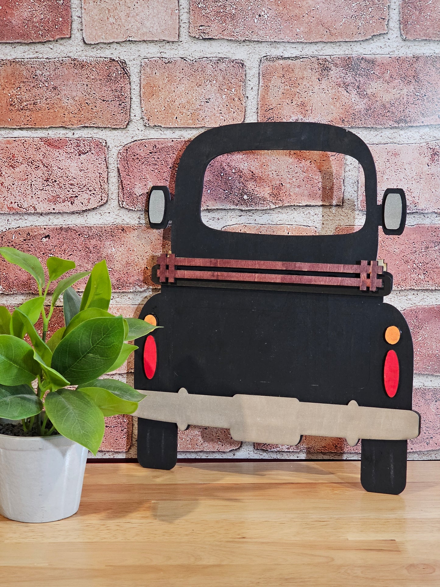 Farmhouse Vintage Truck - Interchangeable 2 sided Truck