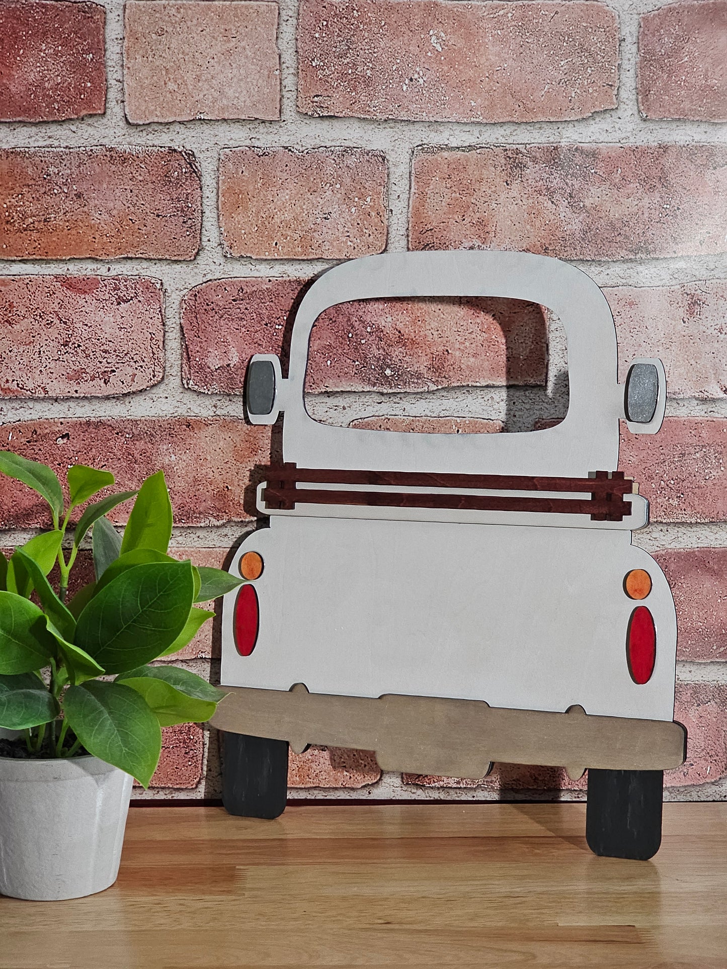 Farmhouse Vintage Truck - Interchangeable 2 sided Truck