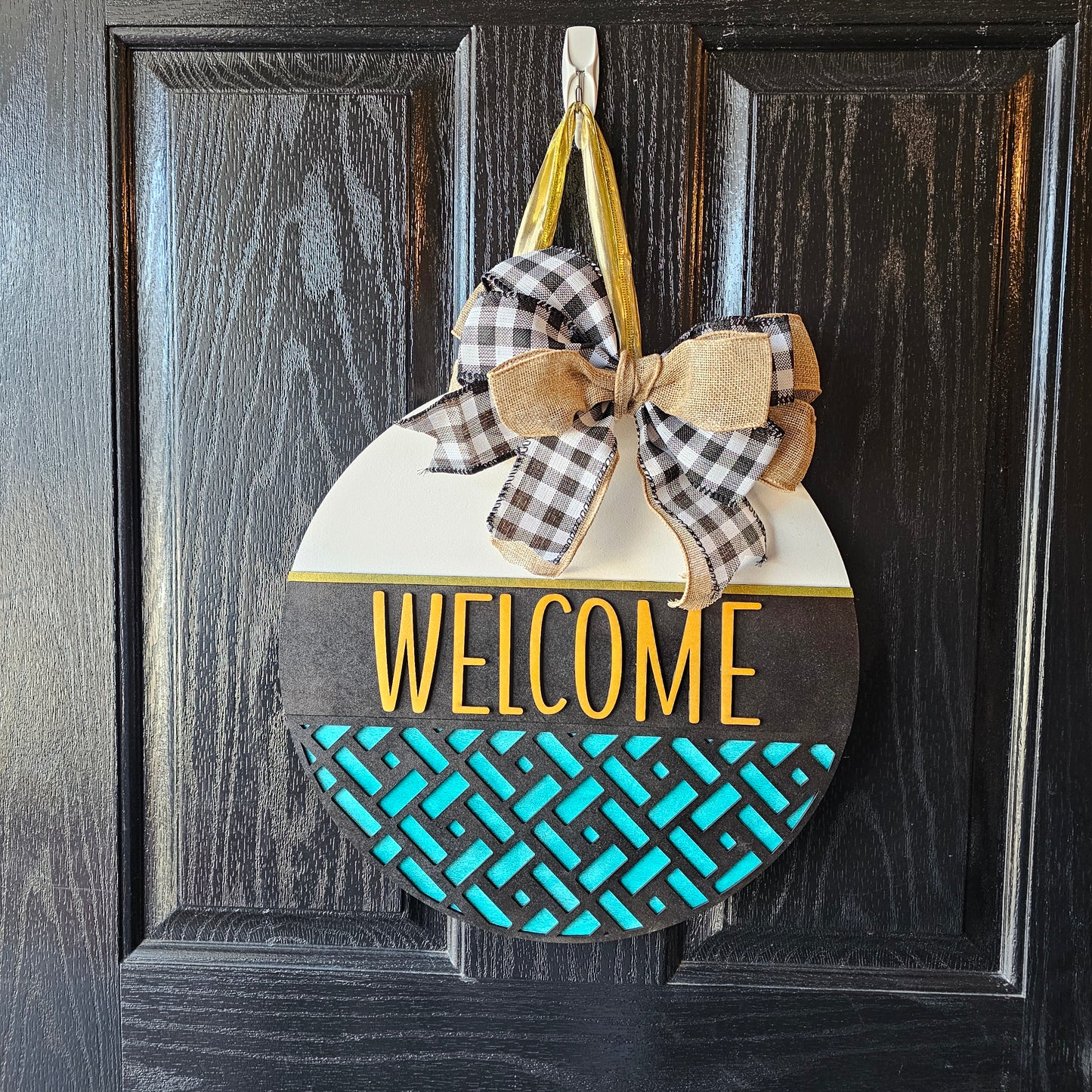 Welcome Round Door Hanger