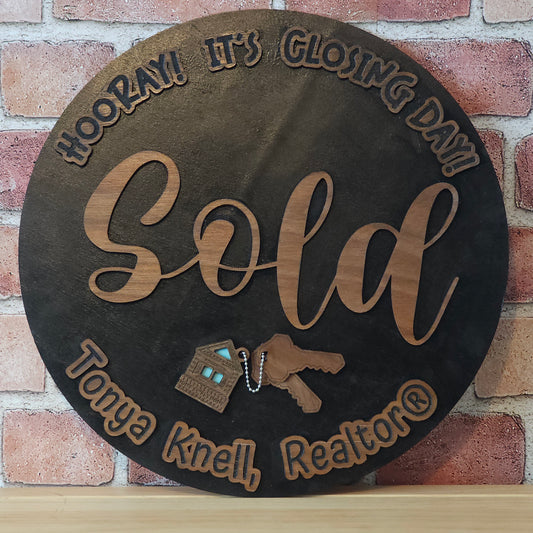 SOLD Photo Prop for Realtor / Agent